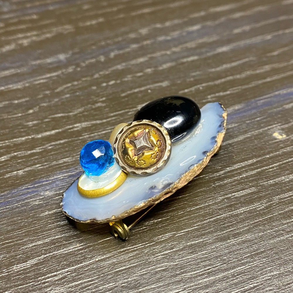 3 dimensional handmade brooch